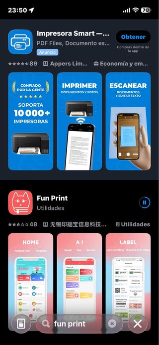 Mini Impresora Térmica Portátil + Rollos