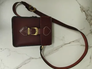 Bandolera de cuero unisex