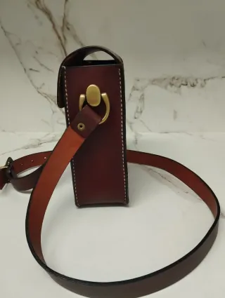 Bandolera de cuero unisex