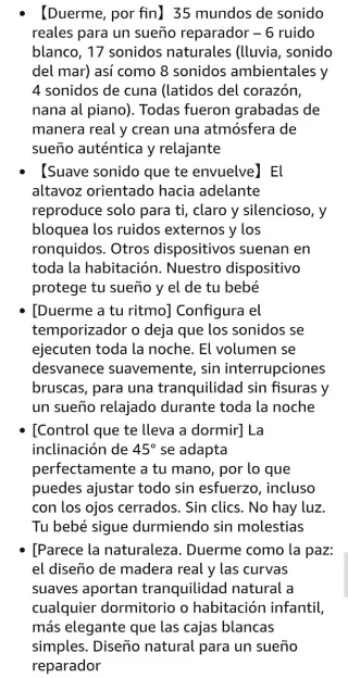 Máquina Ruido Blanco Housbay Ayuda Dormir