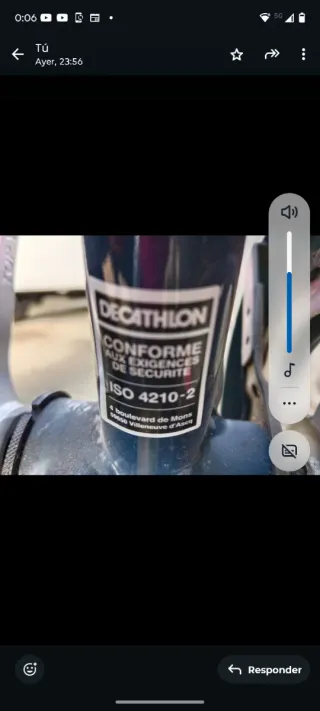 Bicicleta Btwin para niñas azul y rosa