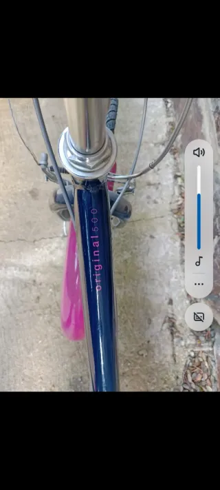 Bicicleta Btwin para niñas azul y rosa