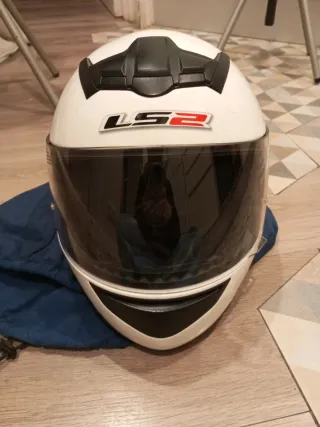 Casco Moto Integral LS2 Blanco