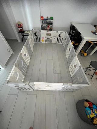 Parque infantil 190x190 cm ajustable