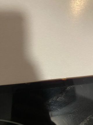 Placa vitrocerámica + encimera de isla gris