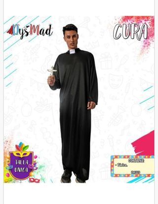 Disfraz Cura Talla Única Dysmad