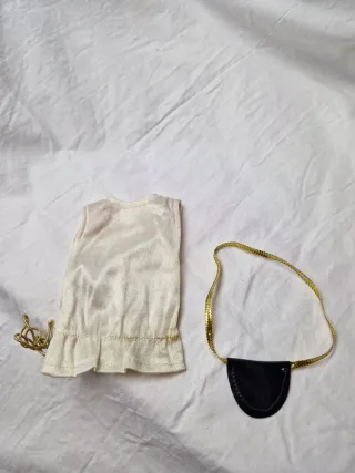 Conjunto Ropa Muñeca Blanco y Negro