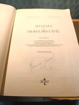 Sistema De Derecho Civil