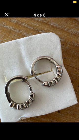 Argolas Prata Zirconias