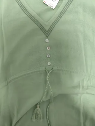 Vestido verano mujer verde XL