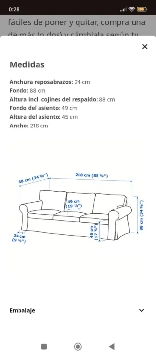 Fodera per divano EKTORP IKEA