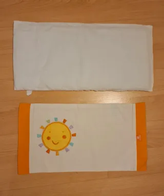 Chichonera. colcha cuna y almohada.  Impecable