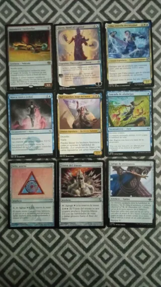 Mazo Magic 60 cartas azul blanco