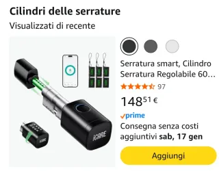 Serratura smart per porta iCare