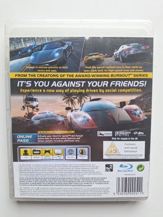 Need for Speed Hot Pursuit PS3 - Italiano/Multi