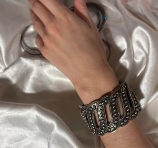 Pack 3 Brazaletes Plateados Y2K