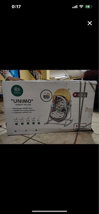 Maca bebé UNIMO 5 en 1 Forest Yellow