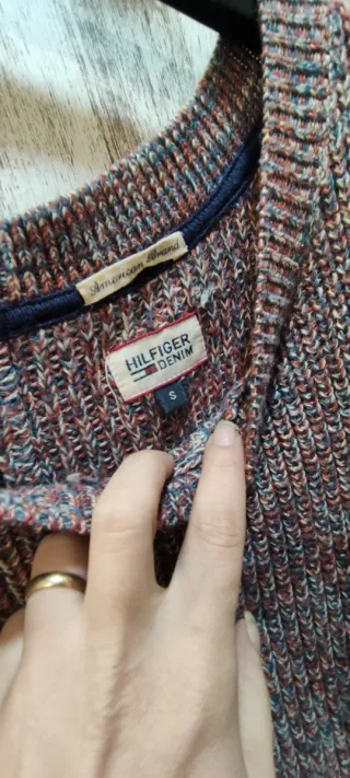 Jersey multicolor con cremallera