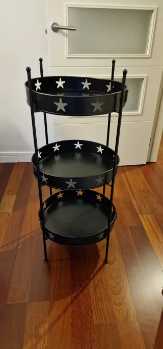Mesa auxiliar 3 bandejas estrellas