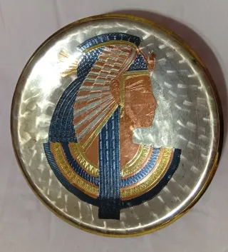 Plato 19 cm diameter ,Arte en Cobre Hecho a Mano.