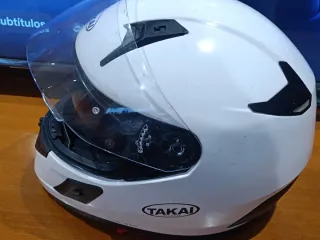 Casco Moto Takai Blanco