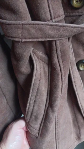 Pelliza ante forrada pelo marrón