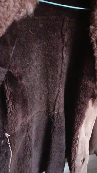 Pelliza ante forrada pelo marrón