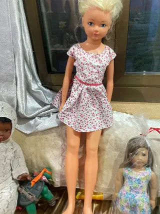 Muñeca grande floral