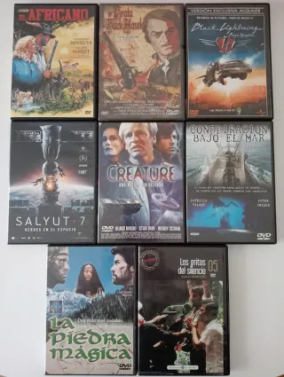 Lote 8 DVDs Cult Movies