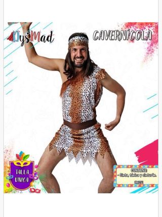 Disfraz Cavernícola Talla Única DysMad