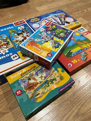 Lote 5 Puzzles Infantiles