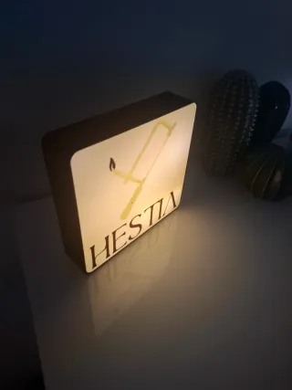 Cartel retroiluminado personalizado