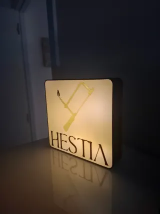 Cartel retroiluminado personalizado