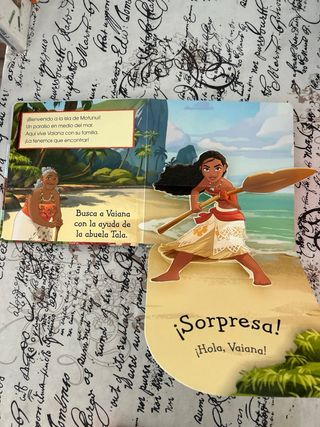 LiBRO VAIANA Pop up SORPRESA