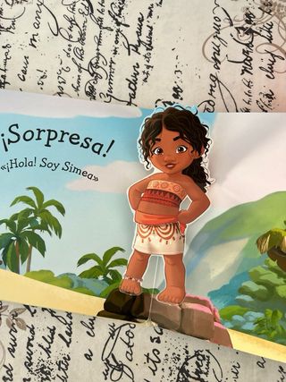 LiBRO VAIANA Pop up SORPRESA