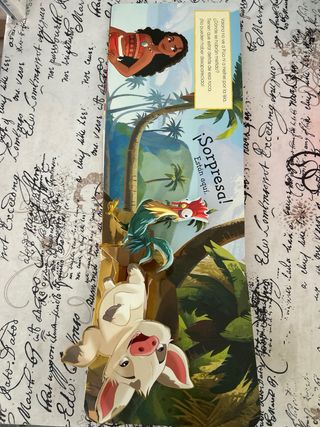 LiBRO VAIANA Pop up SORPRESA