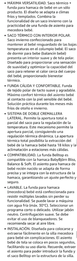 Saco y funda para hamaca Belltop