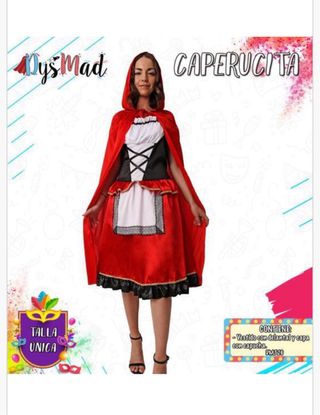 Disfraz Caperucita Roja Talla Única