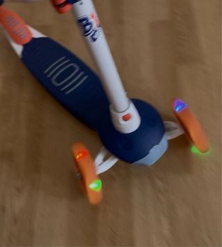 Patinete 3 Ruedas Infantil Azul/Naranja