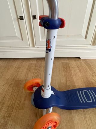 Patinete 3 Ruedas Infantil Azul/Naranja
