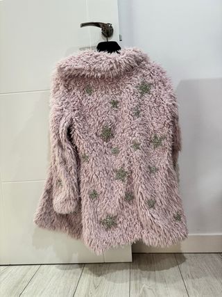 Abrigo Rebel estrellas rosa talla única