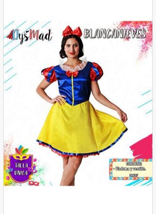 Disfraz Blancanieves Talla Única Dysmad