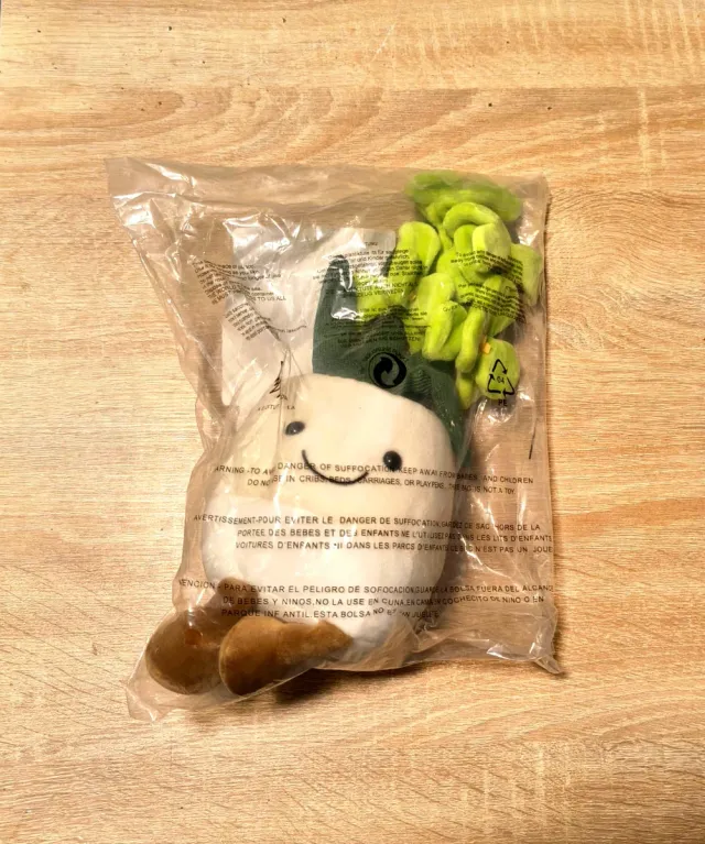 Peluche planta orquídea verde estilo Jellycat