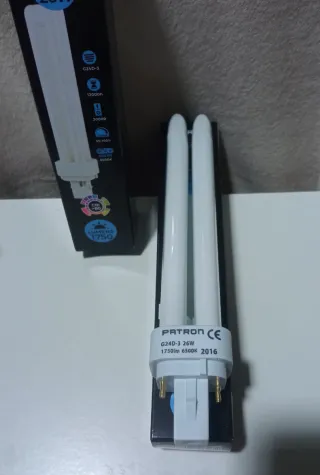 Pack 2 Bombillas Fluorescentes Compactas PATRON 26