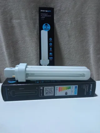 Pack 2 Bombillas Fluorescentes Compactas PATRON 26