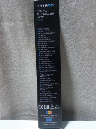 Pack 2 Bombillas Fluorescentes Compactas PATRON 26