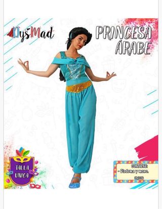 Disfraz Princesa Árabe Jazmin Talla Única
