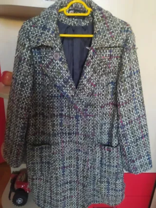 Abrigo vintage multicolor