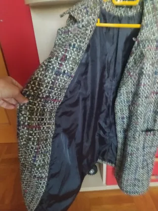 Abrigo vintage multicolor