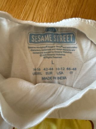 Pijama Barrio Sésamo Talla L